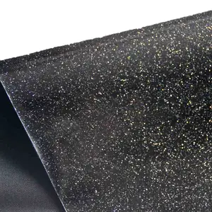 Échantillon gratuit et paillettes en cuir Pu miroir métallique de haute qualité pour sacs Film PE tricoté tissé Nous offrons un échantillon gratuit