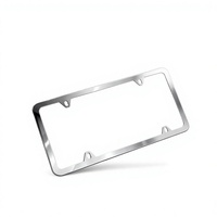 Cadre de plaque d'immatriculation personnalisé en acier inoxydable anti-rouille de style américain FENGYUNJIA MG-53