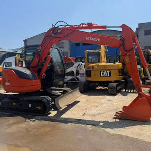 Machine de construction d'occasion, excavatrice compacte Hitachi ZX 75US, 7,5 tonnes, excavatrice d'occasion en bon état pour le creusement, avec CE EPA - Product Image 2