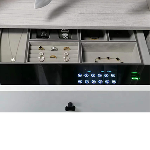 Z480-B लक्जरी इंटीरियर सफारी फर्नीचर आभूषण पासवर्ड गोड्रेज होम सुरक्षित लॉकर बायोमेट्रिक ड्रॉअर सुरक्षित - Product Image 6