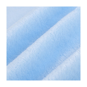 Polaire de corail en flanelle de polyester lisse et chaude de couleur unie Tissu Minky épais double face super doux pour couvertures - Product Image 6