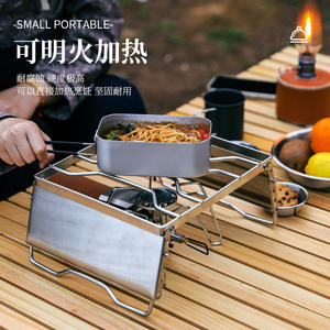 Glacière isotherme portable en aluminium, rectangulaire, avec poignée unique, noire, pour le stockage alimentaire en extérieur, taille unique - Product Image 2