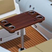 Certification CE 28FT Tube en PVC Coque en fibre de verre Fond en V profond Bateau de pêche rigide avec cuisinière à gaz et réfrigérateur