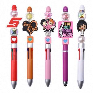 Silikon Perlen Großhandel für Stift herstellung Diy Silikon Focal Perlen machen Schlüssel bund Lanyard benutzer definierte Kuh Brief Holz perle - Product Image 1