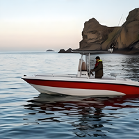 Bateau de pêche Chaser 430 de 4,3 m avec coque en fibre de verre pour les loisirs sur les lacs et les rivières