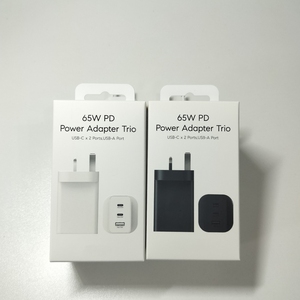 Teléfono móvil original de fábrica, <span class=keywords><strong>cargador</strong></span> de pared USB C, <span class=keywords><strong>cargador</strong></span> Gan de 3 puertos, adaptador de corriente PD de 65W, <span class=keywords><strong>Trio</strong></span> para <span class=keywords><strong>Samsung</strong></span> / iPhone - Product Image 1