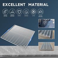 Grille en acier Q235 galvanisé à chaud pour plateforme industrielle, grille robuste anti-corrosion pour appartements et parcs