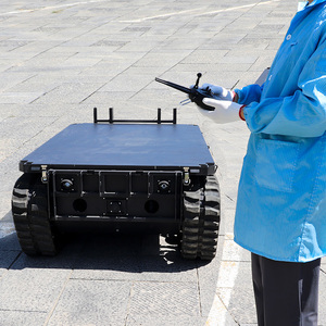 <span class=keywords><strong>Robot</strong></span> de motores duales para todo terreno, pista de goma, transporte de recogida, chasis de seguimiento con control remoto eléctrico Universal - Product Image 3