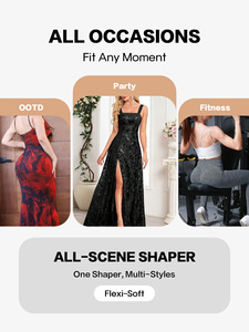<span class=keywords><strong>Faja</strong></span> de Cintura Alta Sin Costuras <span class=keywords><strong>para</strong></span> Mujer, Ligera, Elástica en 4 Direcciones, Absorbe la Humedad, Delgada, Agradable al Tacto, Cómoda, Transpirable, Cobertura Total - Product Image 5