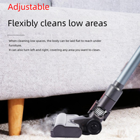 Aspirateur balai sans fil léger 2-en-1 avec brosse motorisée cyclonique pour le nettoyage des sols domestiques (vente en gros)