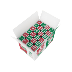 OEM imprimé en gros boîte en carton personnalisée bricolage blanc <span class=keywords><strong>whisky</strong></span> vin bière calendrier de l'avent boîte - Product Image 5