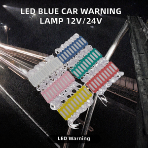 Feu de position latéral LED 12V 24V, lampe d'avertissement COB, module d'ambiance bleu pour remplacement de camion et remorque - Product Image 2