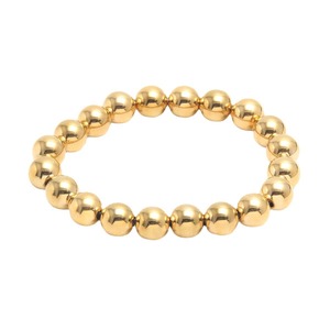 مجوهرات ذهبية مقاومة للماء من الفولاذ المقاوم للصدأ 2-10 حبة قابلة للتكديس بالجملة مجوهرات مرنة مطرزة بالخرز - Product Image 5