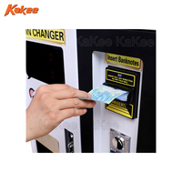 Machine d'échange de monnaie, accepteur de billets et de jetons, paiement par carte, échangeur de code QR pour buanderie, magasin de détail, guichets automatiques
