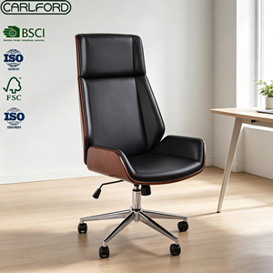 Silla de Oficina CARLFORD, Moderna, Ergonómica, con Asiento Tapizado en Malla, Giratoria y Ajustable, para Trabajo desde Casa, Venta al Por Mayor - Product Image 1