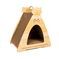 Vente en gros d'une grande quantité de planches à gratter durables en bois pour chats Caractéristiques réutilisables écologiques et inoffensives