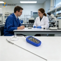 Sonda de Temperatura Industrial de Alta Precisión Pt100 PRT, Sensor de Termómetro de Resistencia de Platino de 4 Cables para Medición de Referencia