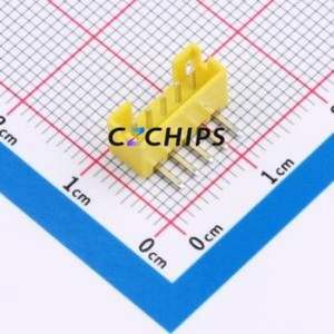 ZX-PH2.0-5PWZ-Y Wire-to-Board Pin Header Bent Lead Through Hole,P=2mm Connector 1x5P 2mm Right Angle Insert PH - Product Image 1