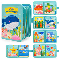 Bulk Factory Direct Ocean Sea Marine Animals Theme Fine Motor Skills Training Montessori Felt Busy <strong>Book</strong> Quiet <strong>Book</strong> for Children