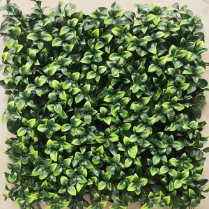 Panneau de clôture artificielle en buis et <span class=keywords><strong>jasmin</strong></span> de 20 x 20 pouces, haie de lierre, haie de topiaire, mur végétal, toile de fond pour balcon et patio - Product Image 6