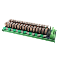 Module de relais miniature Huaqingjun 32 canaux Hongfa 1NO 1NC 16A DC24V SPDT, relais électromagnétiques, emballage scellé, modèle pour machine