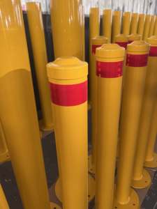 Venta Directa de Fábrica de Columnas de Acero con Recubrimiento en Polvo Amarillo. Postes Reflectantes de Grado de Ingeniería, Postes de <span class=keywords><strong>Seguridad</strong></span> <span class=keywords><strong>Vial</strong></span> para <span class=keywords><strong>la</strong></span> <span class=keywords><strong>Seguridad</strong></span> en <span class=keywords><strong>la</strong></span> Carretera - Product Image 4