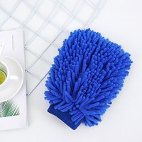 Gant de nettoyage en microfibre pelucheuse lavable en machine, de qualité supérieure, anti-rayures, et gant de lavage de voiture en chenille