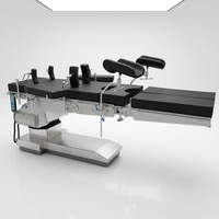 Table d'opération haut de gamme avec systèmes de contrôle indépendants doubles, batterie de secours et matelas PU antistatique sans couture