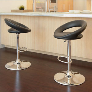 Taburete <span class=keywords><strong>de</strong></span> Bar moderno comercial, respaldo bajo, muebles <span class=keywords><strong>de</strong></span> mostrador <span class=keywords><strong>de</strong></span> <span class=keywords><strong>cocina</strong></span> <span class=keywords><strong>de</strong></span> tela ajustable alta para comedor y barra <span class=keywords><strong>de</strong></span> casa, Base inoxidable - Product Image 6