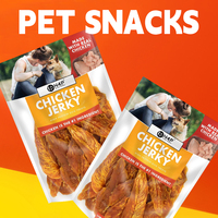 Friandises pour chiens en viande de poulet séchée personnalisables, friandises pour chiens en viande de poulet séchée, nourriture pour chiens naturelle et biologique