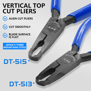 Pince coupante de précision professionnelle 4,5/5 pouces, coupe à plat, design vertical pour la coupe de précision des fils souples - Product Image 3