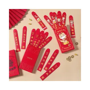 Envelopes vermelhos clássicos Hongbao ou Festival da Primavera, Ano Novo, Aniversário, Casamento, Ocasiões de Negócios, envelope de bolso vermelho