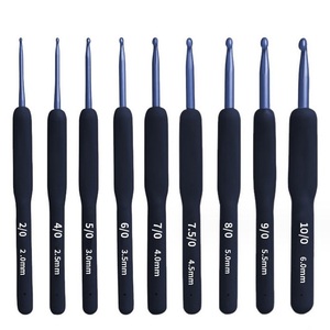 เข็มถักนิตติ้งสำหรับถักนิตติ้งเครื่องมือถัก DIY ด้ามจับนุ่ม - Product Image 1