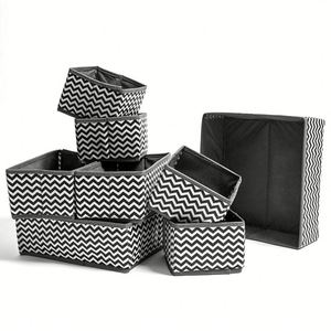 Houseware Fabric Cloth <b>Drawer</b> Divider Cheap <b>Drawer</b> Divider <b>Storage</b> <b>Box</b> Foldable <b>Drawer</b> Dividers - Product Image 1