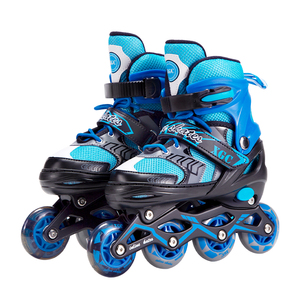 <span class=keywords><strong>Patines</strong></span> en Línea para Niños, Económicos y Populares, <span class=keywords><strong>4</strong></span> <span class=keywords><strong>Ruedas</strong></span>, Marco Ajustable de Aleación de Aluminio, <span class=keywords><strong>Ruedas</strong></span> de PVC con LED - Product Image 3