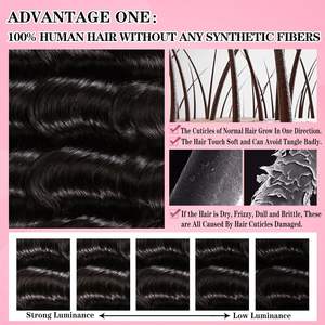 Pelo crudo vietnamita cuerpo suelto ondulado 7x5 precortado Gluless <span class=keywords><strong>C</strong></span> parte Peluca de encaje con cordón ajustable Peluca de cabello humano Natural - Product Image 6