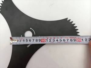 Lame <span class=keywords><strong>de</strong></span> débroussailleuse ondulée 300 mm 3T, alésage 25,4 mm, épaisseur 3,0 mm, en acier robuste pour l'entretien des espaces verts et des zones légèrement infestées d'herbe - Product Image 5