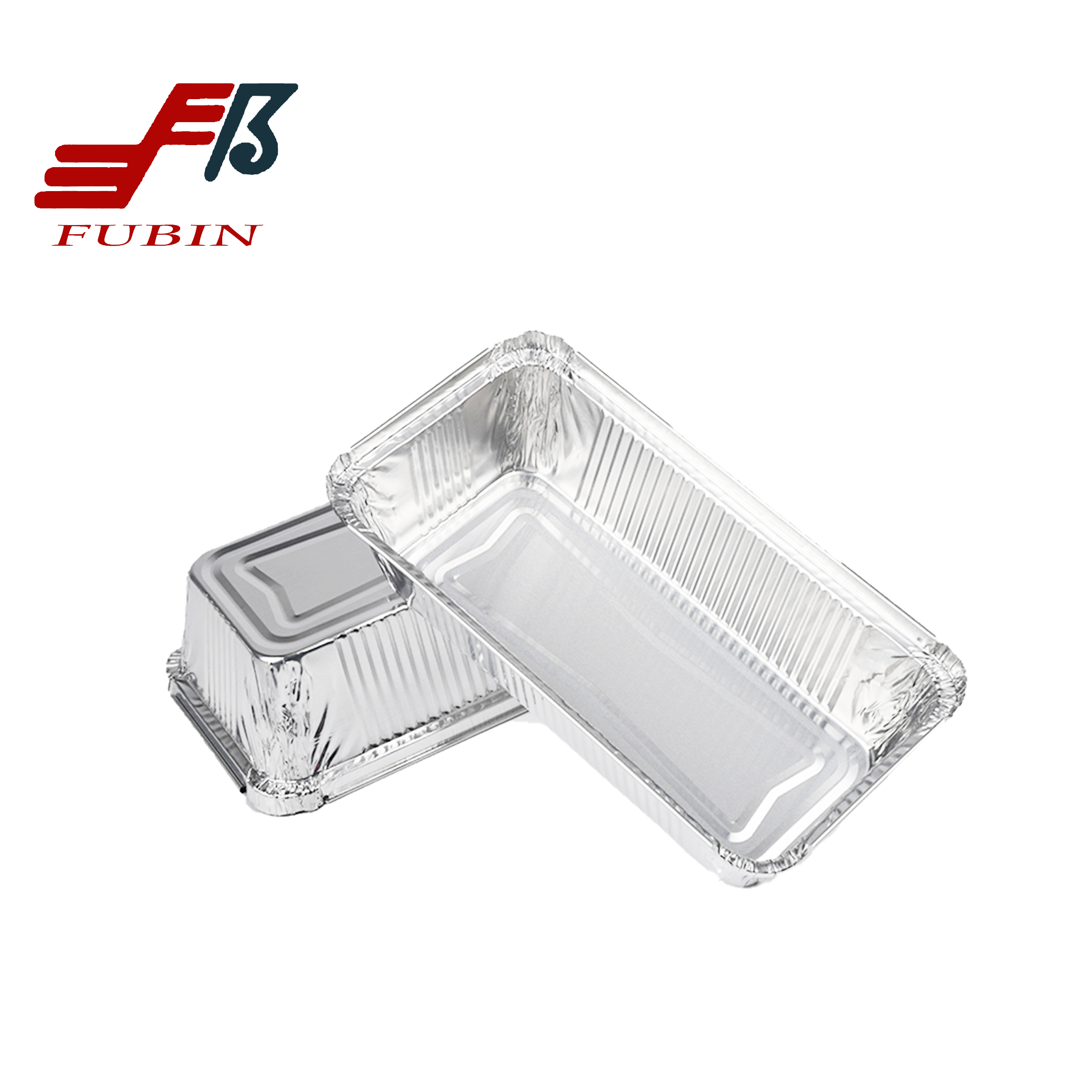 Custom Rectangular Foil Trays Disposable Aluminum Food Packaging For Kitchen