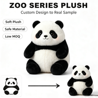 Peluche Panda Mignon Personnalisable : Créez Votre Propre Modèle, Échantillon Réel, Faible MOQ, Expédition Rapide en 9 Jours, Poupée Panda Assise en Peluche, Vente en Gros