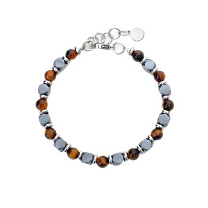 Adjustable Classic Natural Stone Lapis Lazuli Women <b>Men</b> Jewelry Wholesale Hematite Tiger Eye <b>Beaded</b> Stretch <b>Bracelet</b> Gift - Product Image 3