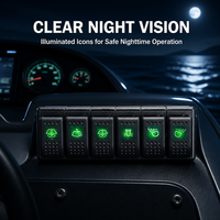 VIGNUGGE Bestseller ASI-115 Interrupteur de modification ON-OFF à 6 positions pour panneau combiné – Autre interrupteur