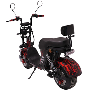 Scooter à double siège, pneus larges, batterie au lithium, scooter Halei, scooter à pneus larges, moteur - Product Image 2