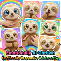 Sloth AI Electric Interactive Plush Toy Cuteyeah CL129 2026 New Arrival Gift for Kids Soft Stuffed Animal Holiday Mystery Box