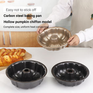 XINZE Moules à gâteaux cannelés antiadhésifs en acier au carbone Outils <span class=keywords><strong>de</strong></span> cuisson ronds antiadhésifs pour la cuisson <span class=keywords><strong>de</strong></span> gâteaux - Product Image 4