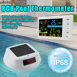 IP68 impermeável Digital água temperatura termômetro para uso doméstico para banheira de hidromassagem Ice Bath Swimming Pool SPA Aquarium <span class=keywords><strong>Pond</strong></span> - Product Image 2