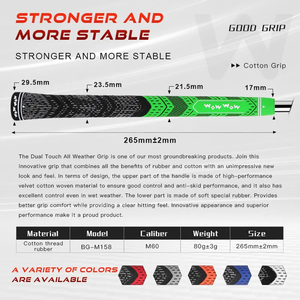 Оптовые грипы для клюшек для гольфа с индивидуальным логотипом, высококачественные, стандартного размера, для феррейв-вудов и клюшек, с резиновым шнуром - Product Image 4