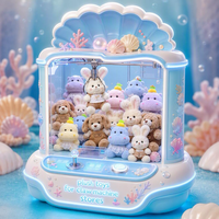 Assortiment en gros de jouets en peluche de style collectionnable pour murs de récompenses de jeux à griffes, lieux de divertissement et stands de cadeaux de carnaval