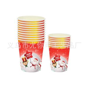 Juego de Vajilla para Fiesta de Navidad, 60-80 Piezas, Platos, Vasos y Servilletas de Papel, Decoración con Temática Navideña - Product Image 4