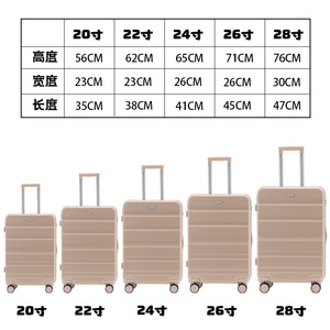 Valise à roulettes Gosony 20 pouces légère et durable avec poche zippée, roues silencieuses, pour voyages d'affaires, couleur unie - Product Image 5