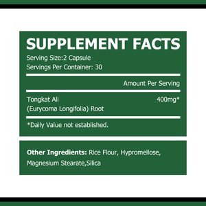 Premium Quality Male Enhancement Capsules Contains Tongkat Ali Root Supports Muscle Strength Adult Man Enhanced Capsules - Product Image 2